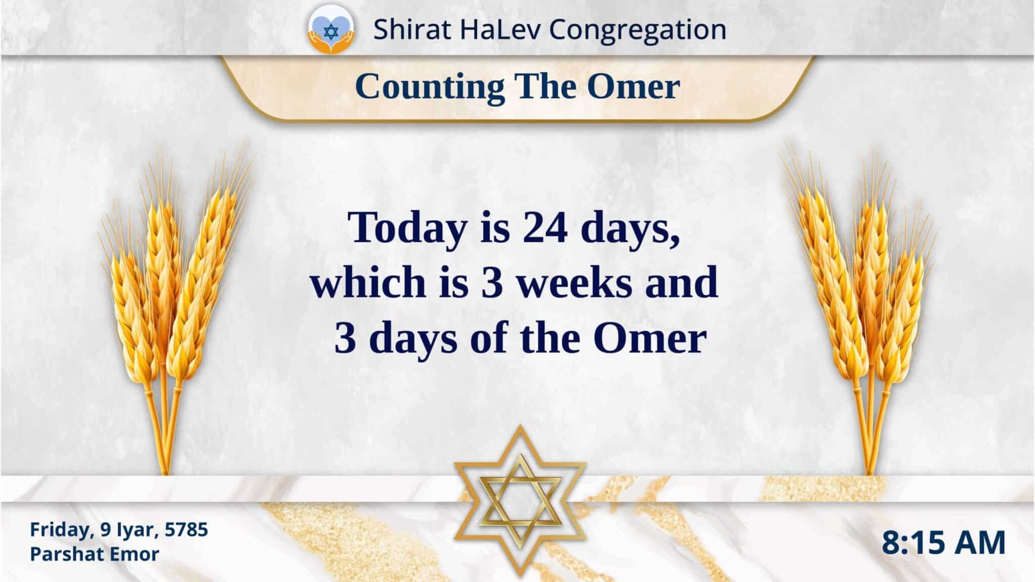 Counting of the Omer