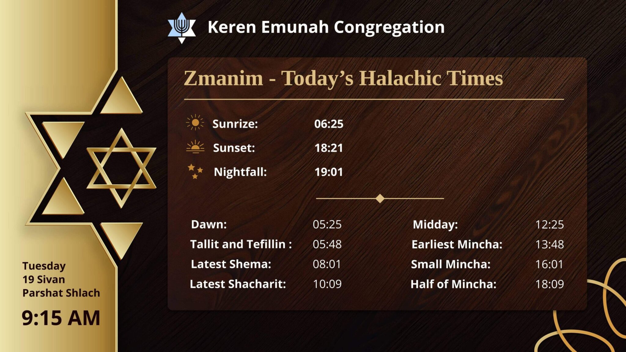 Halachic times