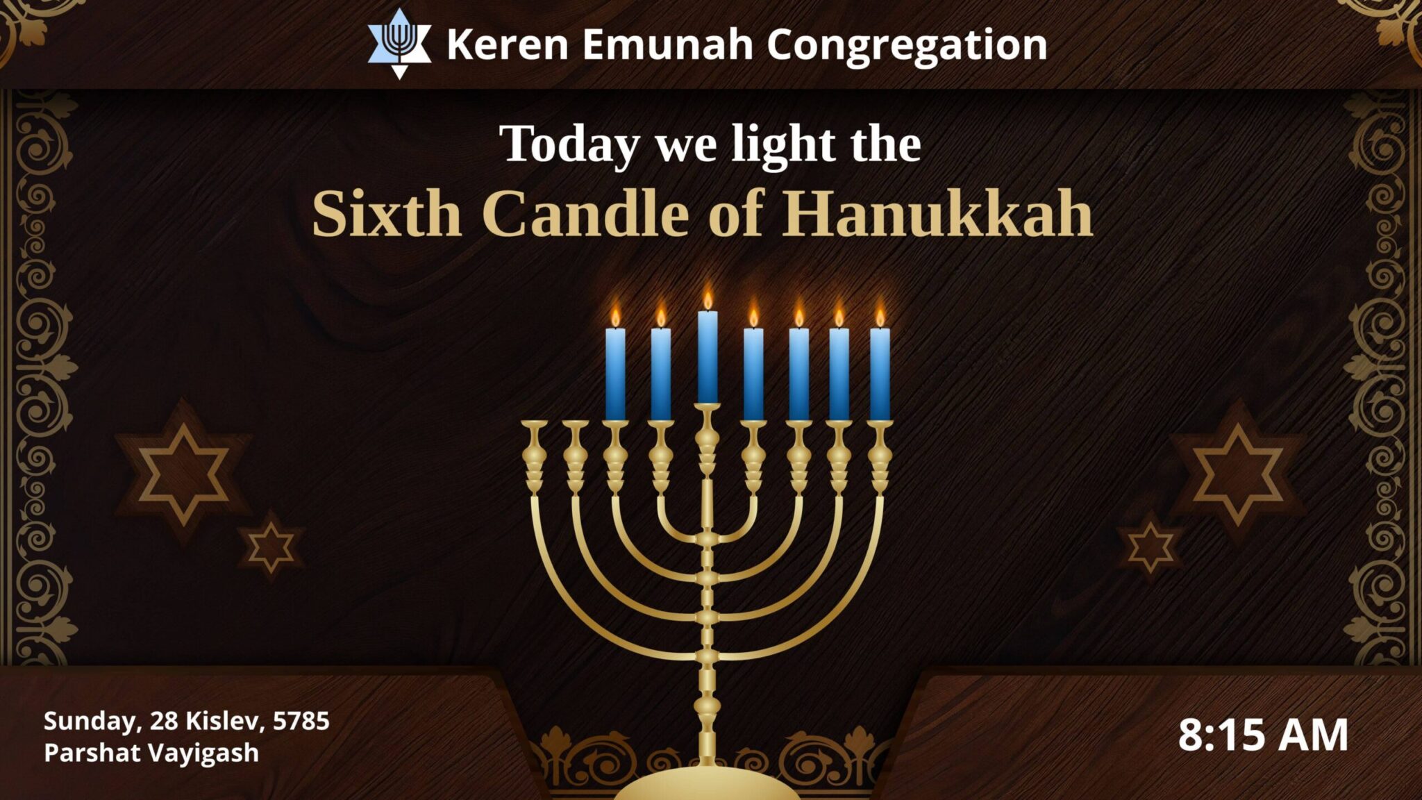 Hanukkah Menorah